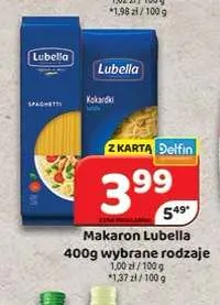 Makaron spaghetti Lubella promocja w Delfin