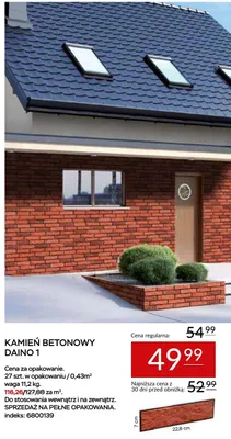 Kamień betonowy Daino 1 promocja w Abra Meble