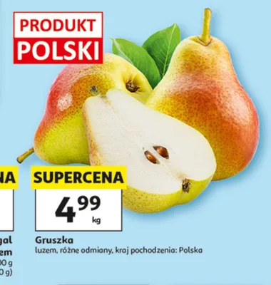 Gruszki polskie promocja w Auchan