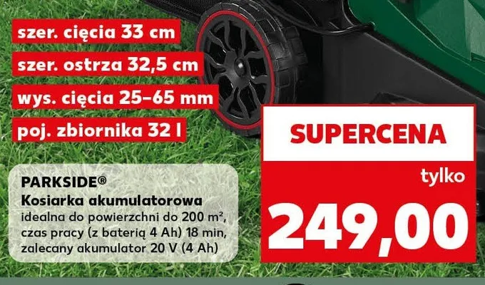 Kosiarka akumulatorowa PARKSIDE promocja w Kaufland