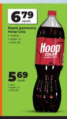 Napój gazowany Hoop Cola Classic promocja w Odido