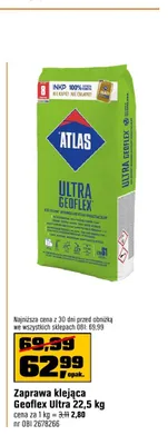 Zaprawa klejąca Atlas Geoflex Ultra promocja w OBI