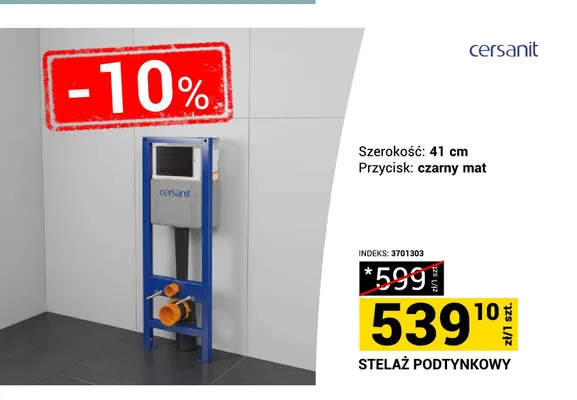 Stelaż podtynkowy Cersanit promocja w Merkury Market