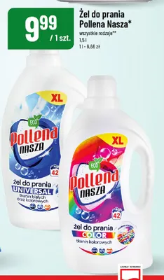 Żel do prania Pollena Nasza Color promocja w POLOmarket