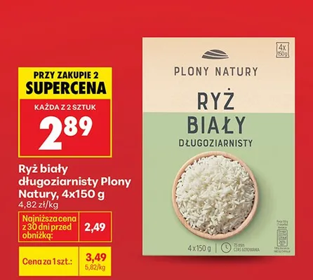 Ryż biały długoziarnisty promocja w Biedronka