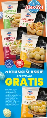 Pierogi z serem, kopytka ziemniazane, kartacze z mięsem, pierogi z mięsem, pyzy ziemniaczane promocja w Twój Market