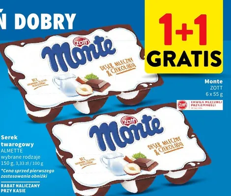 Serek twarogowy wybrane rodzaje promocja w Intermarche