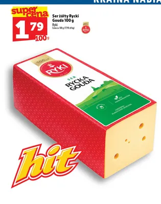 Ser żółty Rycki Gouda promocja w TOPAZ