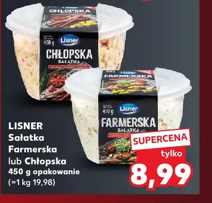 Sałatka Chłopska Lisner promocja w Kaufland