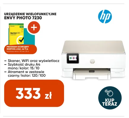 Urządzenie wielofunkcyjne Hp Envy Photo 7230 promocja w Max Elektro