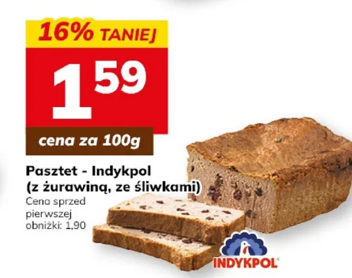 Pasztet Indykpol (z żurawiną, ze śliwkami) promocja w Hitpol