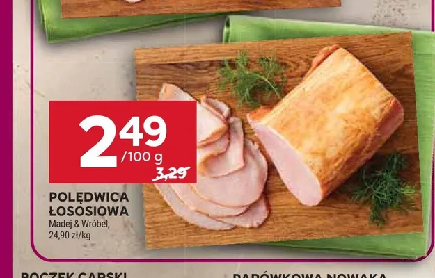 Polędwica łososiowa Madej & Wróbel promocja w Stokrotka