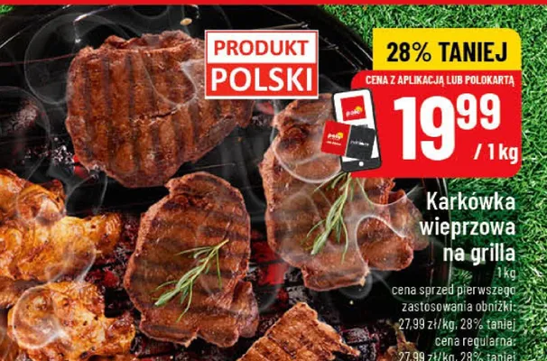 Karkówka wieprzowa na grilla promocja w POLOmarket