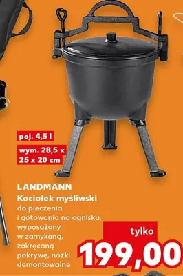 Kocioł myśliwski do pieczenia promocja w Kaufland