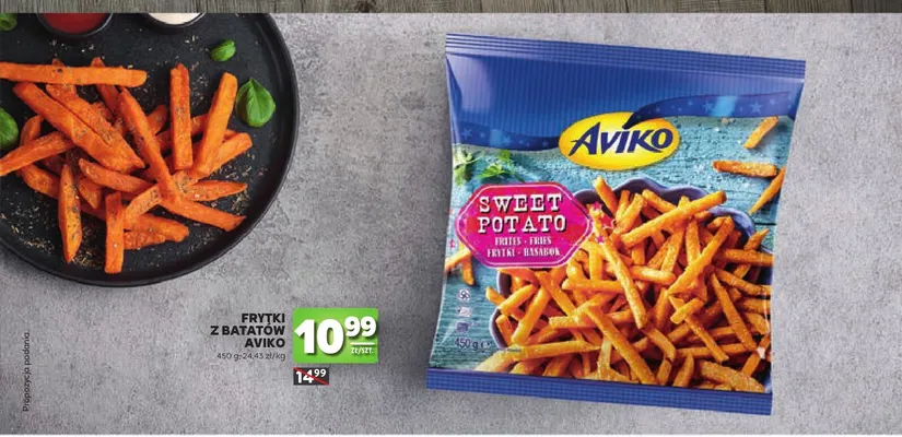 Frytki z batatów Aviko promocja w Stokrotka