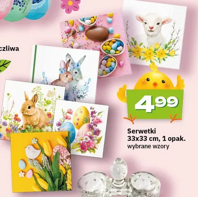 Serwetki 33x33 cm promocja w Twój Market