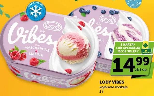 Lody Vibes wybrane rodzaje promocja w Groszek