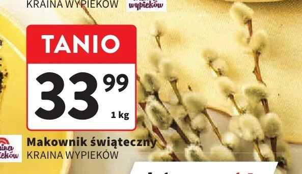 Makownik świąteczny promocja w Intermarche