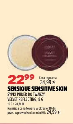 Sypki puder do twarzy Velvet Reflecting Sensique Sensitive Skin promocja w Drogerie Natura