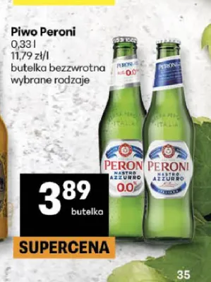 Piwo Peroni Nastro Azzurro promocja w Delikatesy Centrum