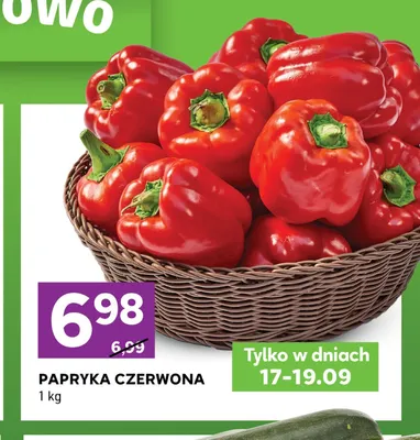 Papryka czerwona promocja w Stokrotka