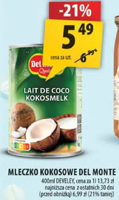 Mleczko kokosowe Del Monte promocja w Arhelan