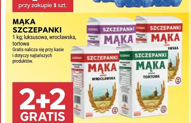 Mąka Szczepanki tortowa promocja w Stokrotka