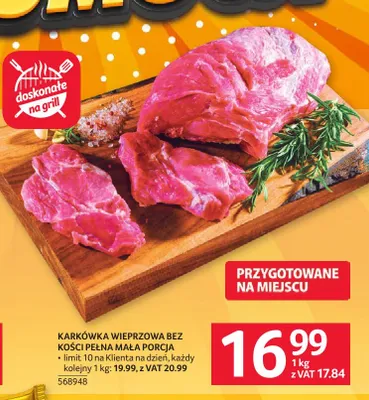 Karkówka wieprzowa bez kości promocja w Selgros