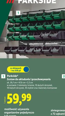 Zestaw do układania i przechowywania promocja w Lidl