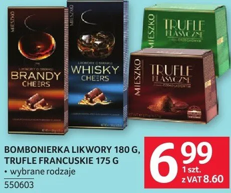 Bombonierka Trufle Francuskie 180g promocja w Selgros