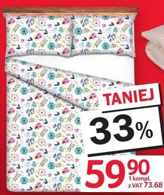 Komplet pościeli z kory 160x200cm promocja w Selgros