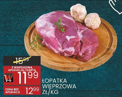 Łopatka wieprzowa promocja w Wafelek