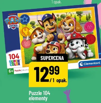 Puzzle 104 elementy promocja w POLOmarket
