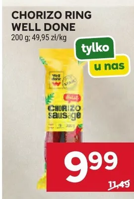 Chorizo Ring Well Done promocja w Stokrotka