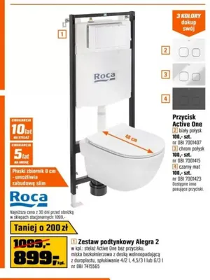Zestaw podtynkowy Alegra 2 Roca promocja w OBI