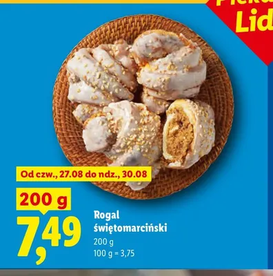 Rogal świętomarciński promocja w Lidl