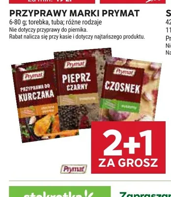 Czosnek Prymat promocja w Stokrotka