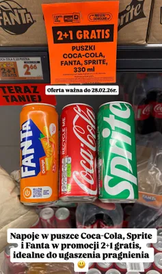 Napój Sprite promocja w Biedronka
