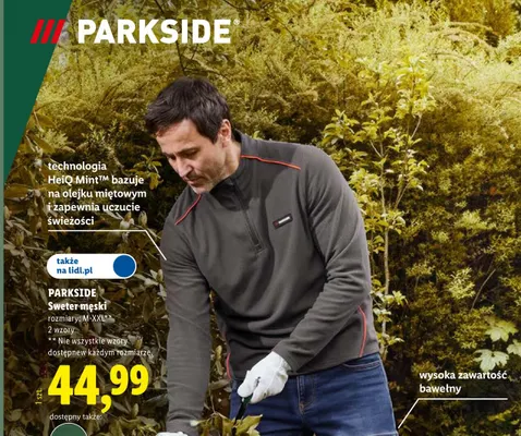 Sweter męski Parkside promocja w Lidl
