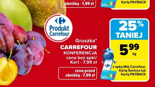 Gruszki Konferencja Carrefour promocja w Carrefour