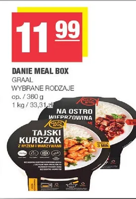 Danie meal box promocja w SPAR