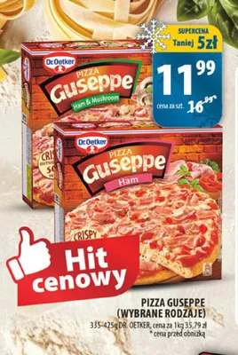 Pizza Guseppe z szynką i pieczarkami Dr. Oetker promocja w Arhelan