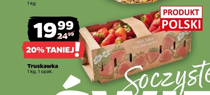 Truskawka polska promocja w Netto