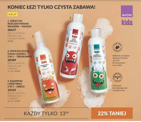 Spray do rozczesywania włosów mango Avon promocja w AVON