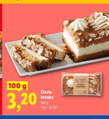 Ciasto krówka Cukiernia Lidla promocja w Lidl