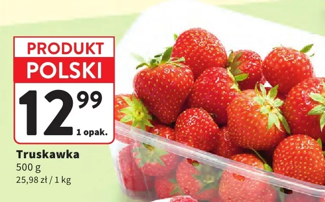 Truskawka polska promocja w Intermarche