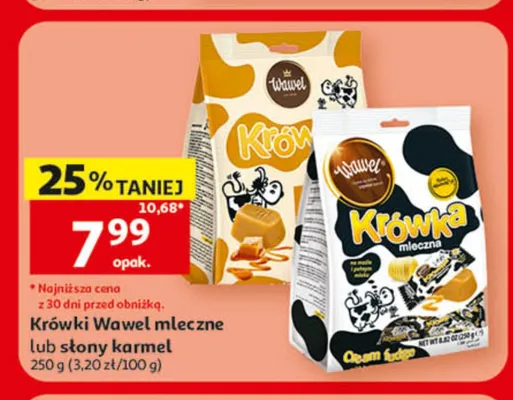 Krówki słony karmel Wawel promocja w Auchan