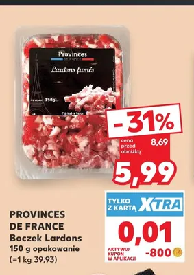 Boczek Lardons Provinces de France promocja w Kaufland