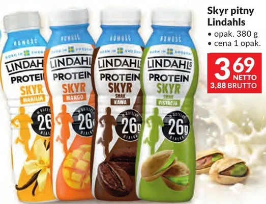 Skyr pitny Lindahls promocja w Makro