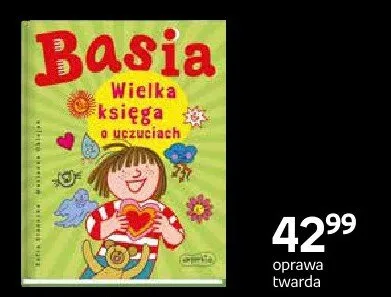 Książka Basia Wielka księga o uczuciach oprawa twarda promocja w Empik